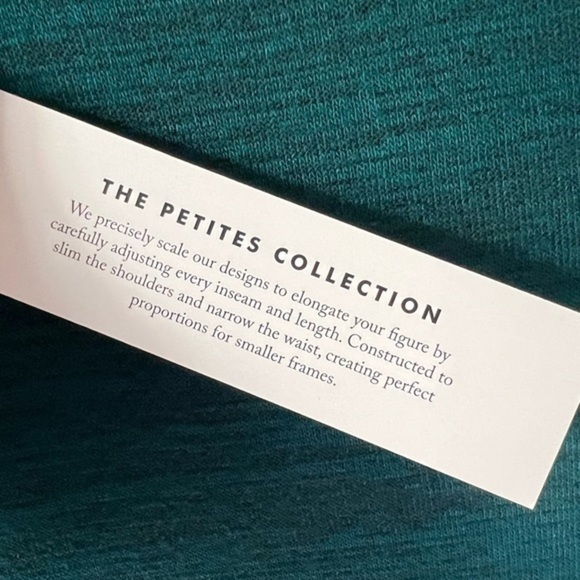 Banana Republic Luxespun Mock-Neck Sweater Dress Side Slit, Green, XSP NWT - Picture 9 of 13